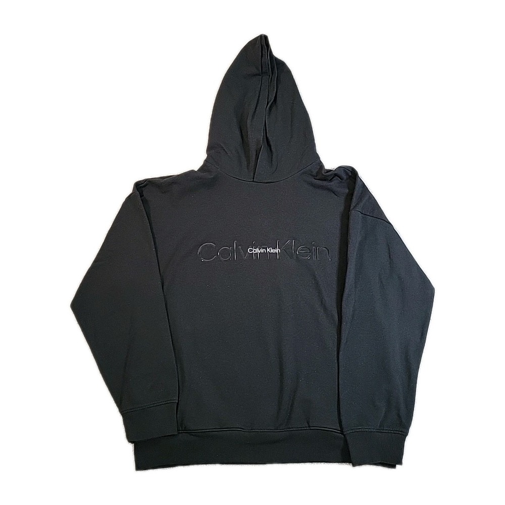 Calvin Klein‎ Sleepwear Cropped Hoodie | Size Small, BLACK , LOGO